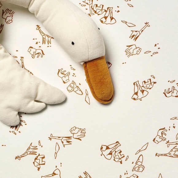 Nestig Savanna Mini Crib Sheet Set - Picture 2 of 3